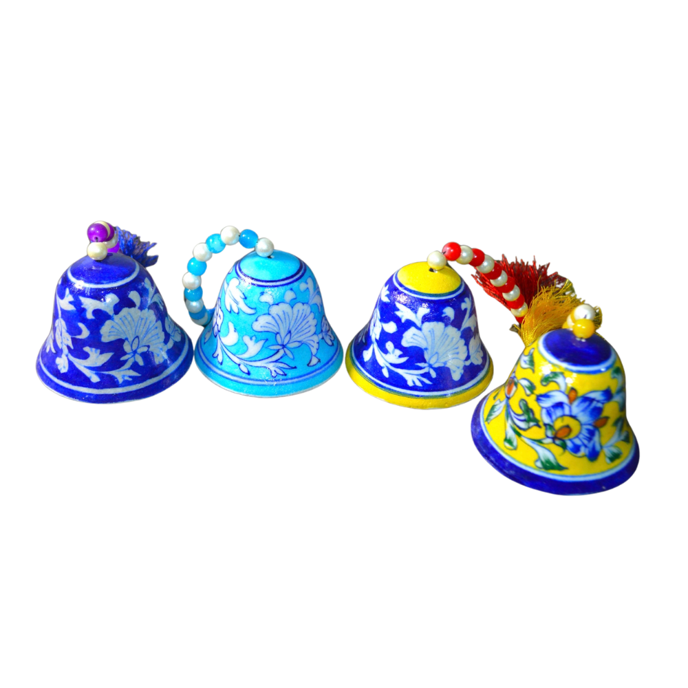 HFC Blue Pottery Bells