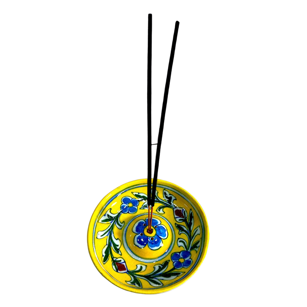 HFC Blue Pottery Incense Holder