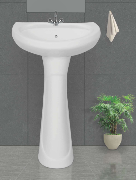 Basin With Pedestal