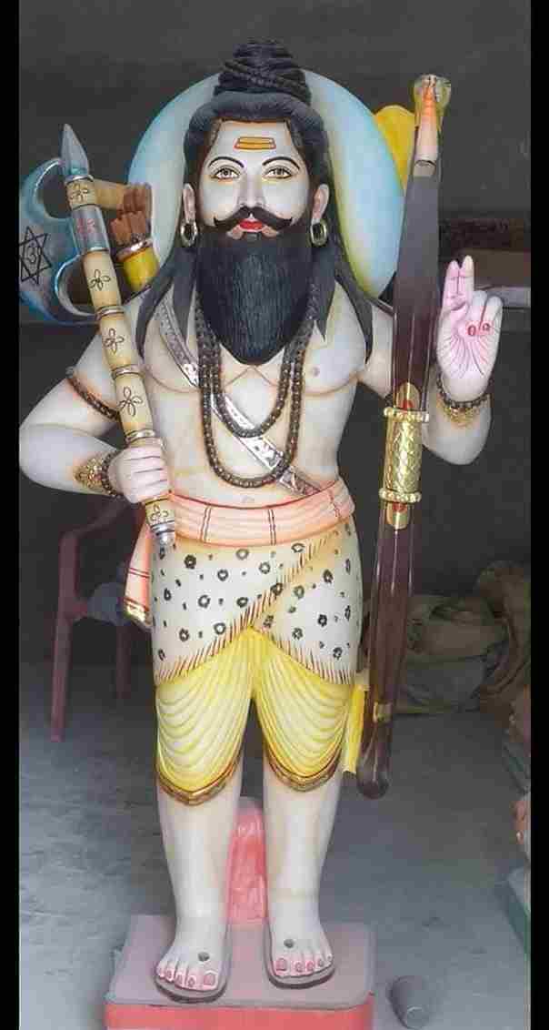 Marble Lord Parashurama Statue 