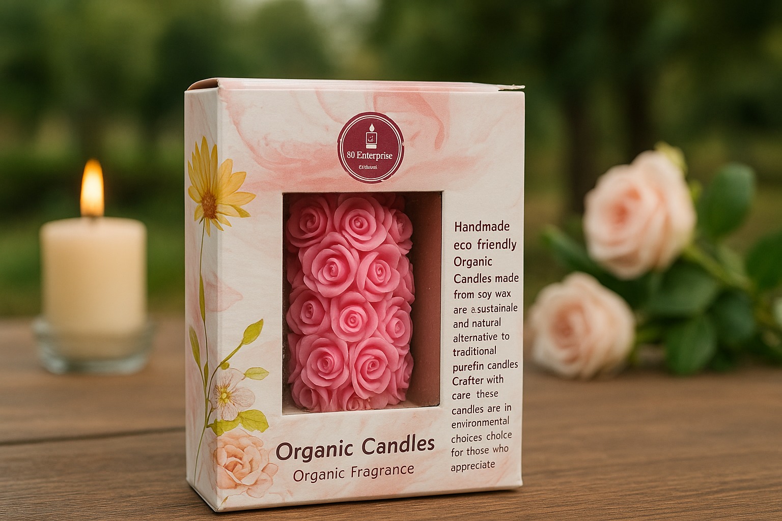 Fragrance Organic Candle