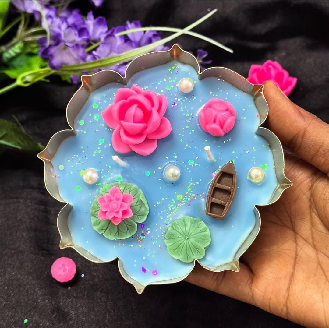 Mini Lotus Pond Candle