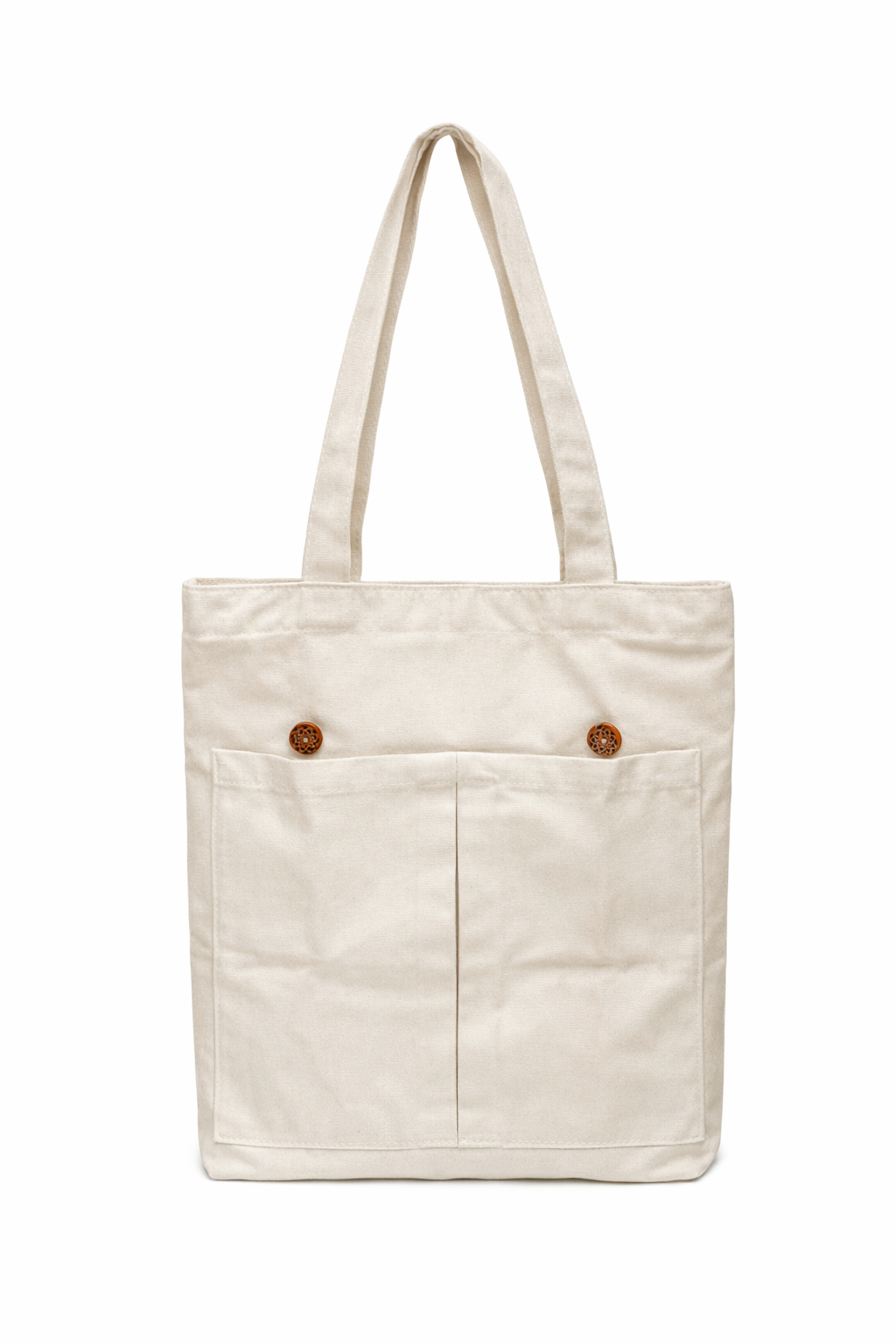 Minimal Utility Canvas Tote Bag