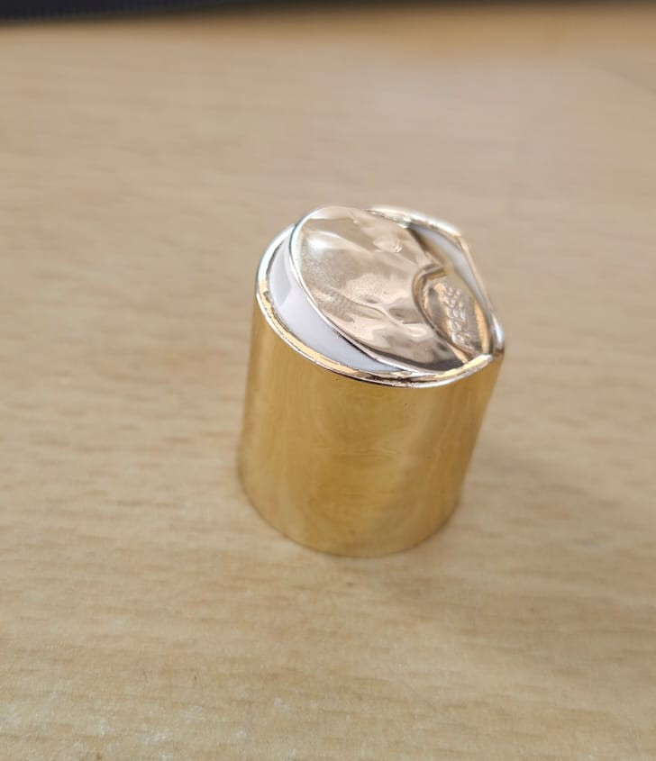 DISC TOP CAP AND PRESS TOP CAP FULL GOLDEN 