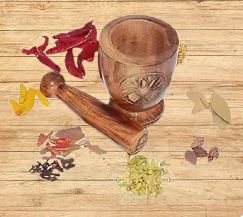 Wooden Mortar & Pestle3