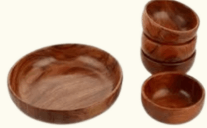 Wooden Multipurpose Serving Bowl