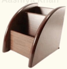 Wooden Pen And Mobile Stand