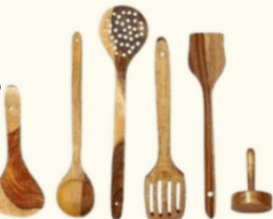 Wooden Cooking spoon with Masher