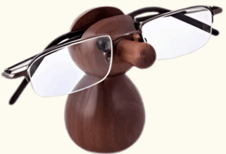 Wooden Nud Shaped Specs Holder