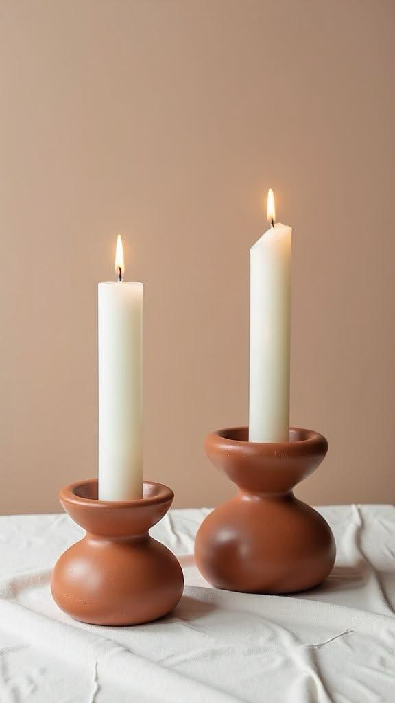 Terracotta Candle 