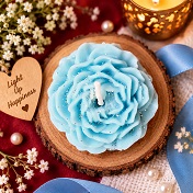 Peony Flower Candle